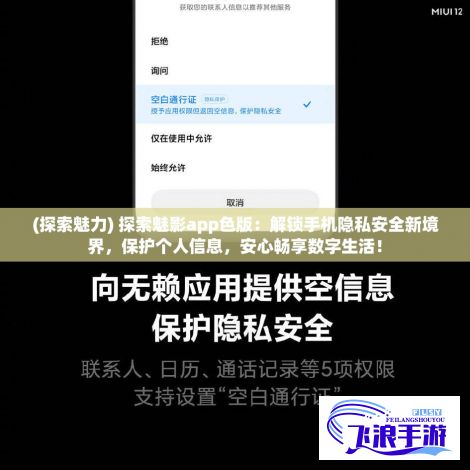 (探索魅力) 探索魅影app色版：解锁手机隐私安全新境界，保护个人信息，安心畅享数字生活！